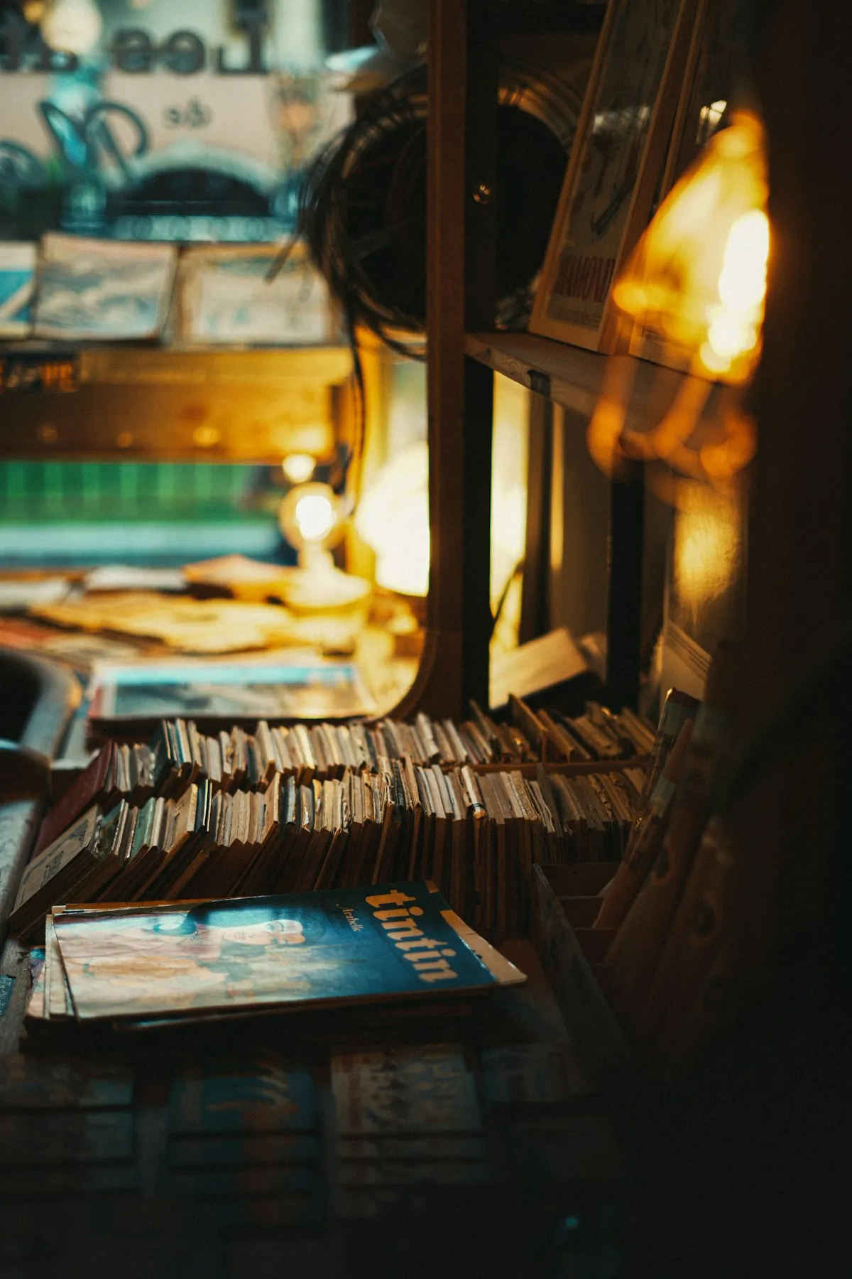 Stacks of old reference books and magazines on a shelf — building your gold investing vocabulary