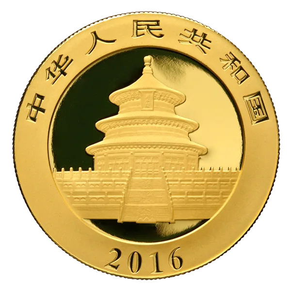 Gold coins including Chinese Panda