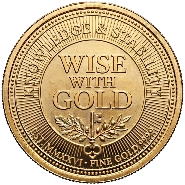 Representative gold-coin emblem standing in for the Canadian Gold Maple Leaf