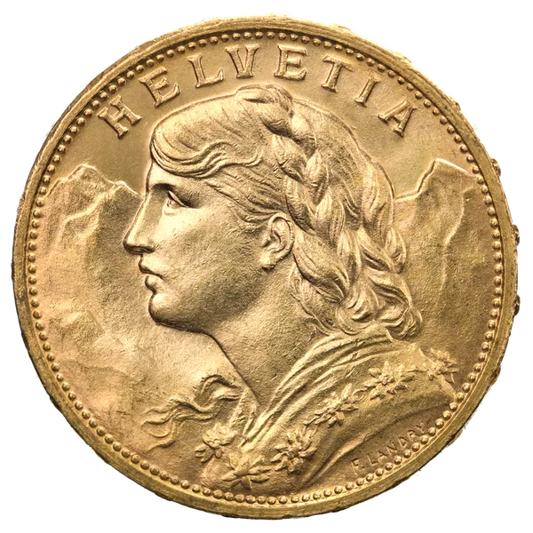 Swiss Vreneli 20 Franc gold coin